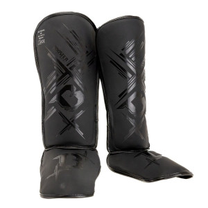 Protège-tibias Enfant | Booster Fight Gear | Noir | Alpha Youth
