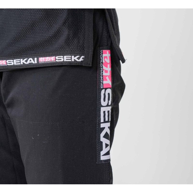 Kimono JJB FUJI Sports | Noir/Rose | Sekai 2.0 Femme