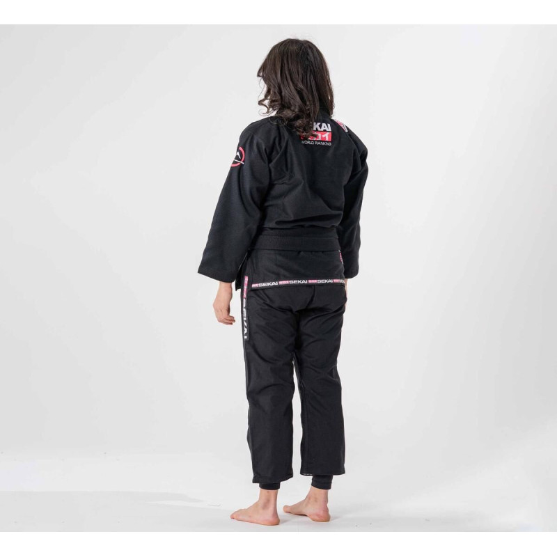 Kimono JJB FUJI Sports | Noir/Rose | Sekai 2.0 Femme
