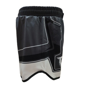 Short MMA Booster Fight Gear | Grey/White | Delta