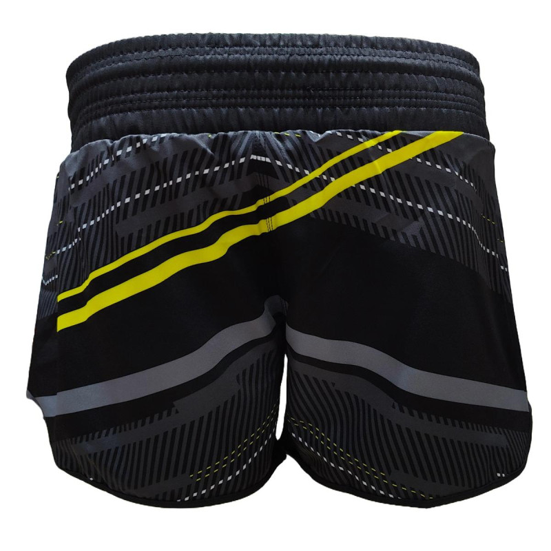 Short MMA King Pro Boxing | Black/Grey/Yellow | KPB Blade
