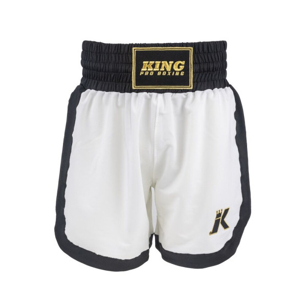 Short de Boxe King Pro Boxing | Black/White | KPB Trunk