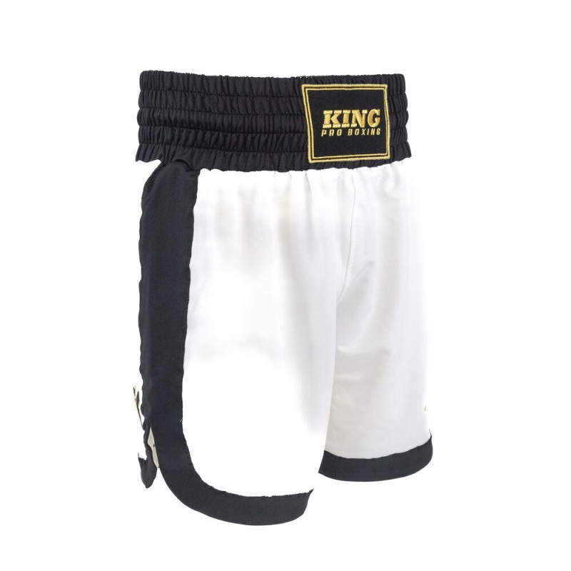 Short de Boxe King Pro Boxing | Black/White | KPB Trunk