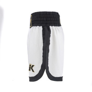 Short de Boxe King Pro Boxing | Black/White | KPB Trunk