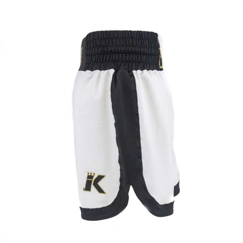 Short de Boxe King Pro Boxing | Black/White | KPB Trunk