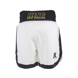 Short de Boxe King Pro Boxing | Black/White | KPB Trunk
