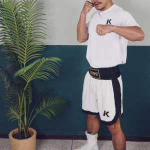 Short de Boxe King Pro Boxing | Black/White | KPB Trunk