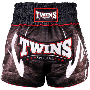 Short Muay Thai | Short Twins Special | Noir et marron