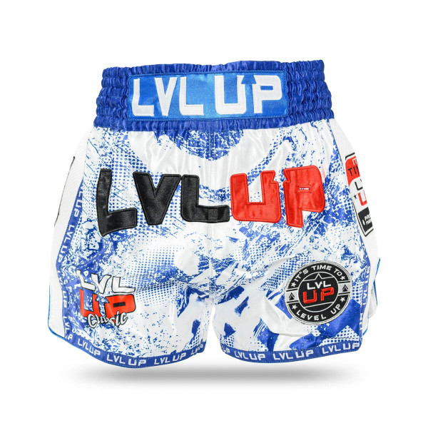 Short Muay Thai LVL UP | Blue/White/Black/Red | STADIUM 3