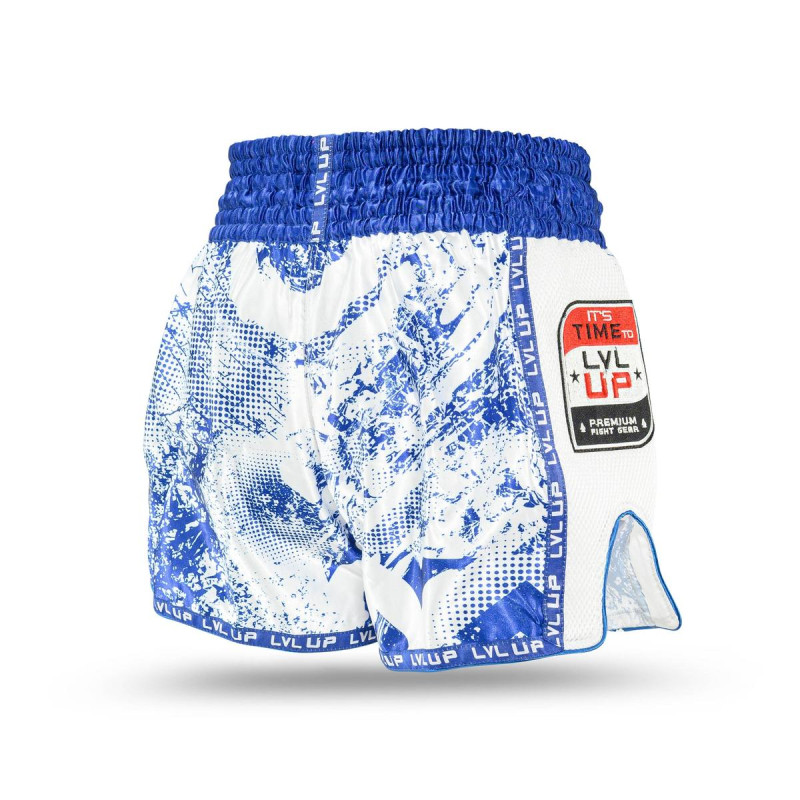 Short Muay Thai LVL UP | Blue/White/Black/Red | STADIUM 3