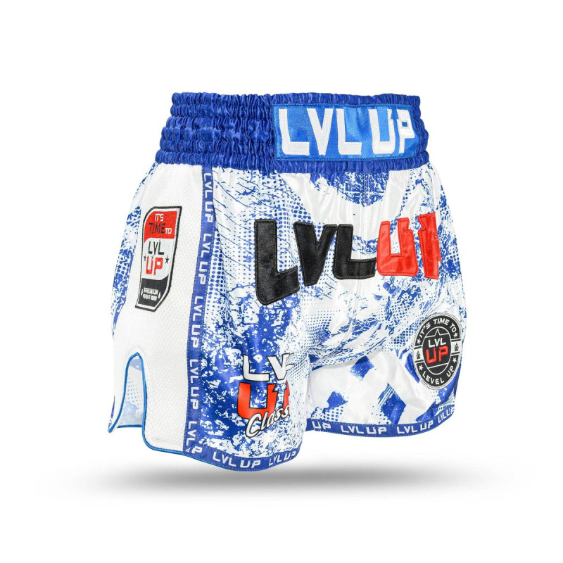 Short Muay Thai LVL UP | Blue/White/Black/Red | STADIUM 3