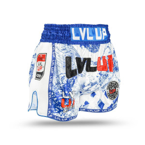 Short Muay Thai LVL UP | Blue/White/Black/Red | STADIUM 3