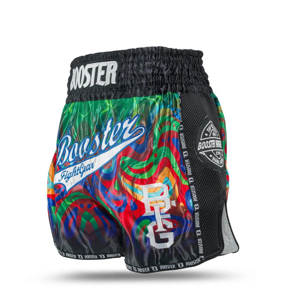 Short Muay Thai Booster Fight Gear | Vert Multicolor | BFG Flow