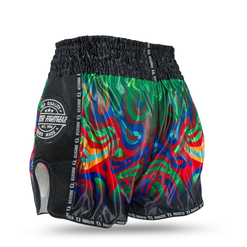 Short Muay Thai Booster Fight Gear | Vert Multicolor | BFG Flow