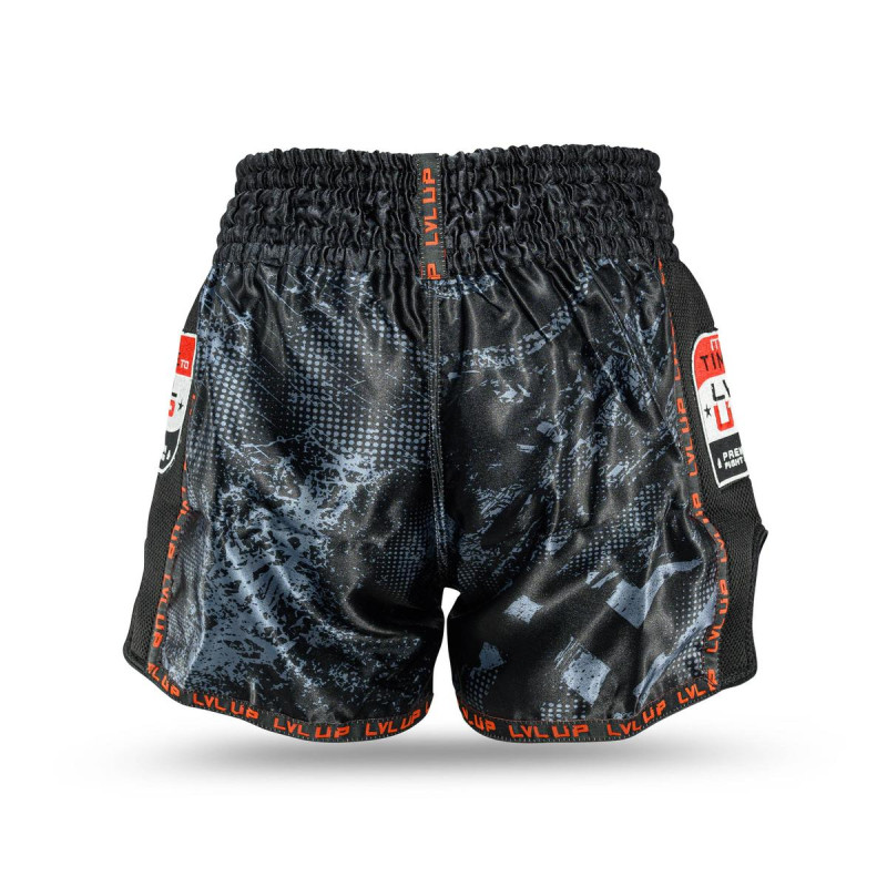 Short Muay Thaï LVL UP | Black/Grey/White/Red | TKO 1
