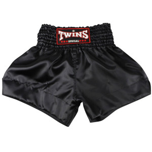 Short Muay Thai TWINS | Noir | TTE