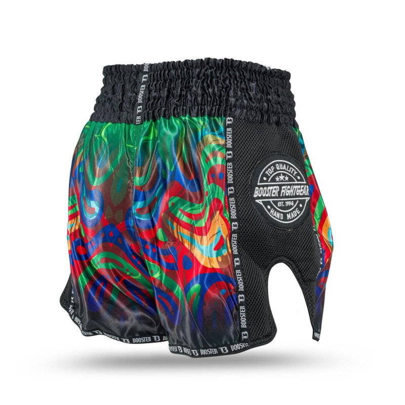 Short Muay Thai Booster Fight Gear | Vert Multicolor | BFG Flow