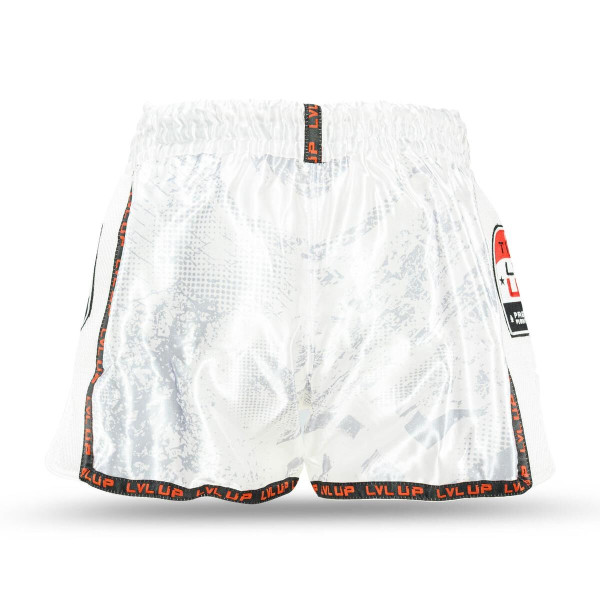 Short Muay Thai LVL UP | White/Grey/Red/Black | LVL UP SHORTS