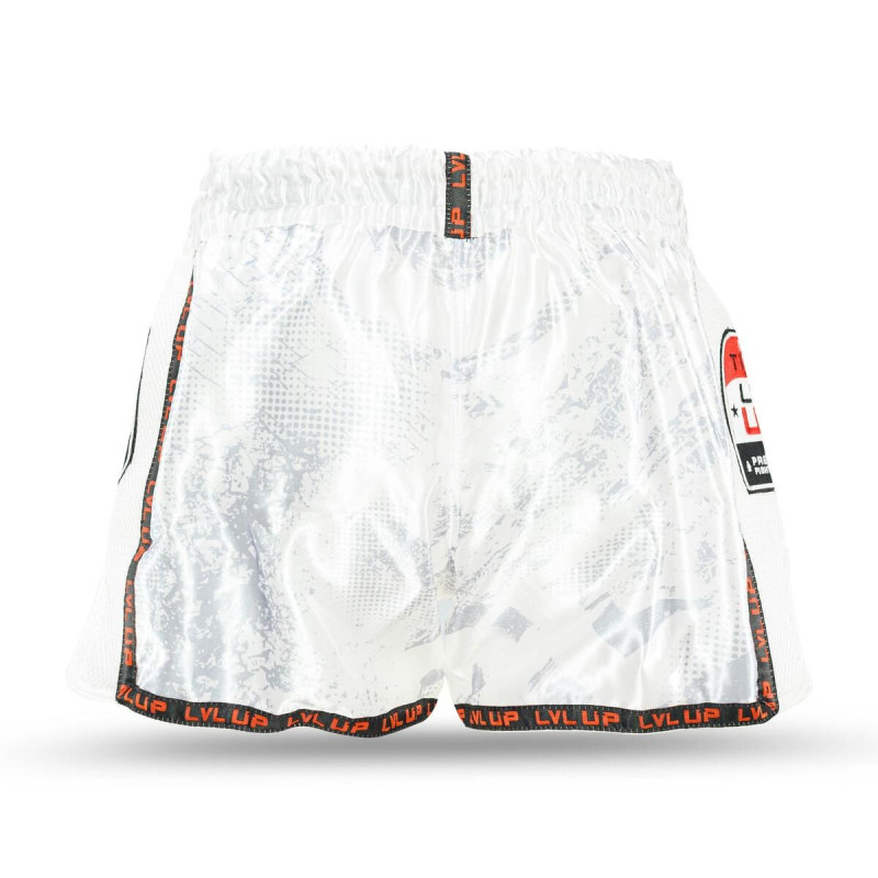 Short Muay Thai LVL UP | White/Grey/Red/Black | LVL UP SHORTS