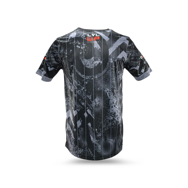 T-Shirt LVL UP | Noir/Gris/Blanc/Rouge | Stadium