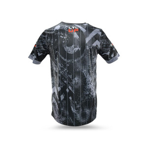 T-Shirt LVL UP | Noir/Gris/Blanc/Rouge | Stadium