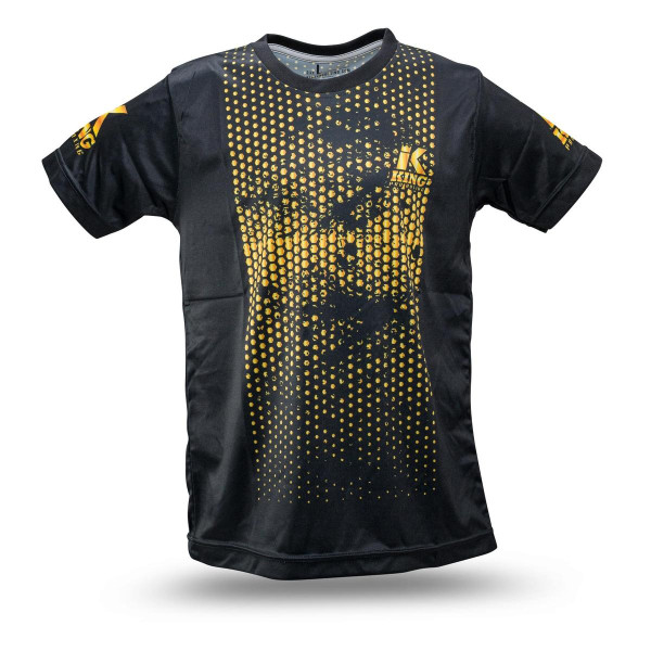 T-Shirt Enfant King Pro Boxing | Noir/Orange | Youth Hexagon