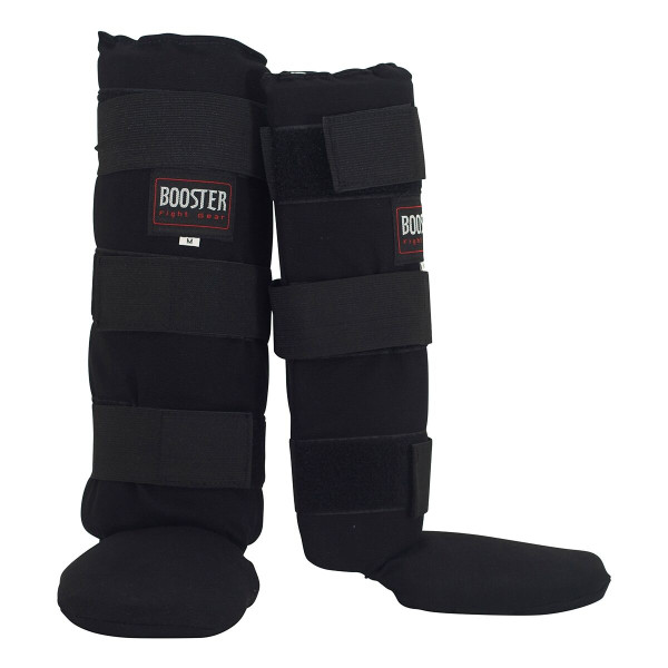 Protège-tibias BOOSTER FIGHT GEAR | Noir | Cotton Shinguards