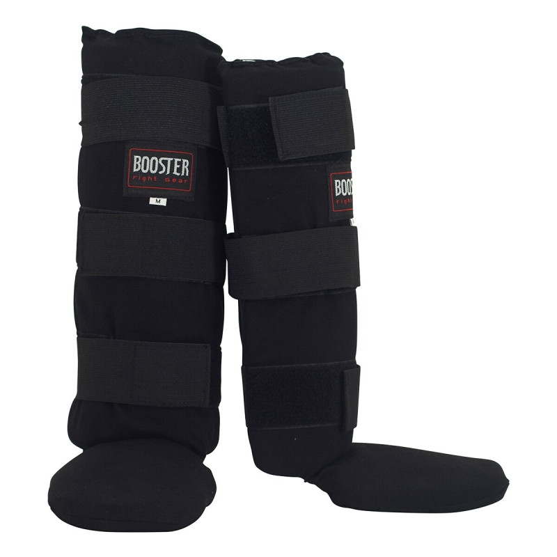 Protège-tibias BOOSTER FIGHT GEAR | Noir | Cotton Shinguards