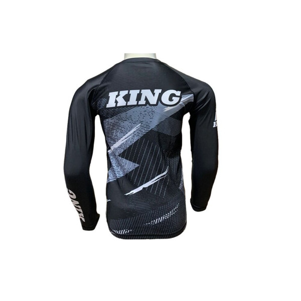 Rashguard King Pro Boxing | Noir/Gris/Blanc | Shadow