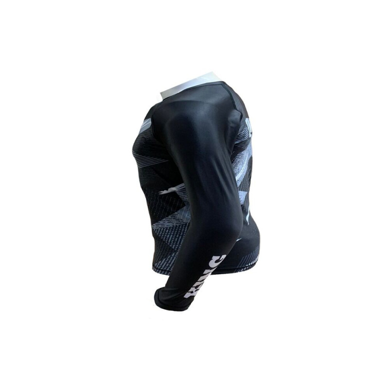 Rashguard King Pro Boxing | Noir/Gris/Blanc | Shadow