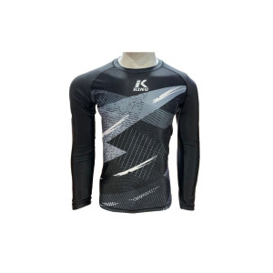 Rashguard King Pro Boxing | Noir/Gris/Blanc | Shadow