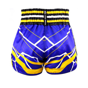 Short Muay Thai TWINS | Blue/Yellow/White/Black | TWINS SHORTS