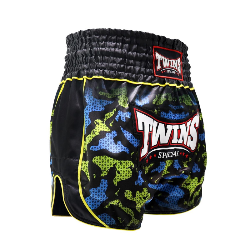 Short Muay Thai TWINS | Black/Blue/Green/White/Red | TWINS SHORTS