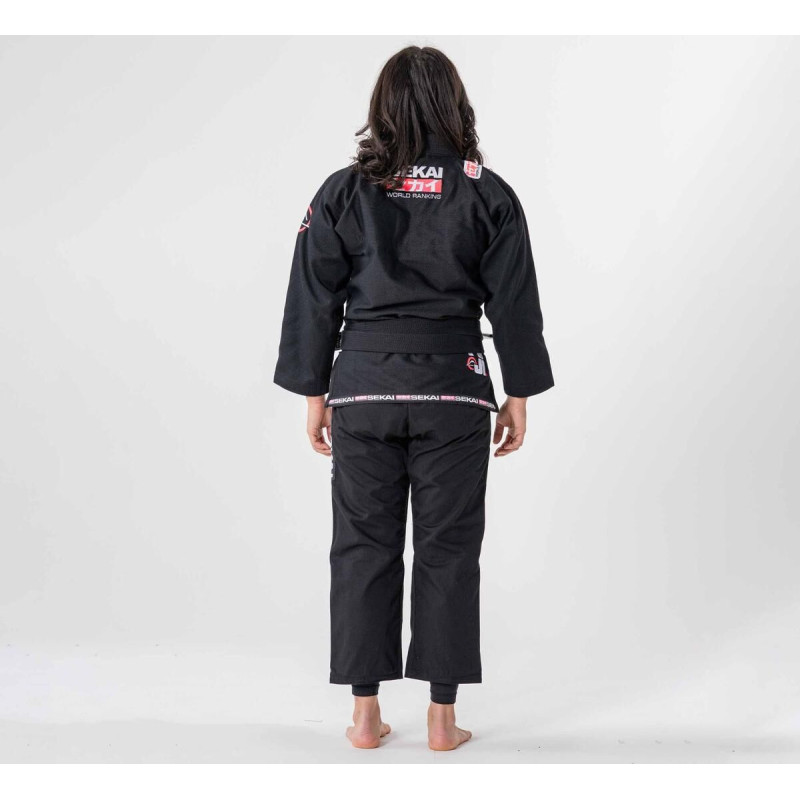 Kimono JJB Femme Fuji Sports | Sekai 2.0 | Noir Rose