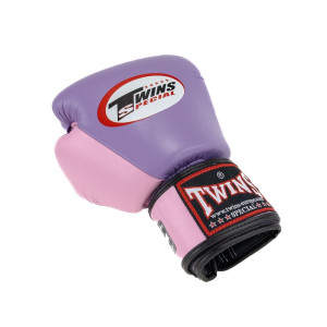 Gants de Boxe TWINS | BGVL-3  | Rose et Violet | Cuir de vachette