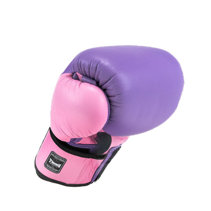 Gants de Boxe TWINS | BGVL-3  | Rose et Violet | Cuir de vachette