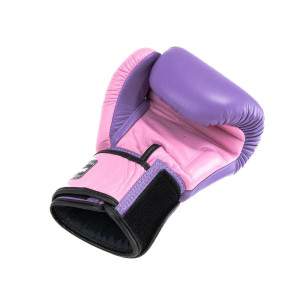 Gants de Boxe TWINS | BGVL-3  | Rose et Violet | Cuir de vachette