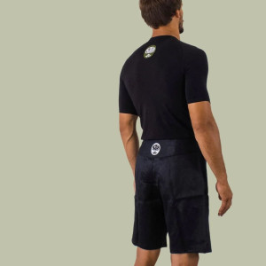 Rashguard Daruma Green Store | Noir | Eco-Friendly Manches Courtes