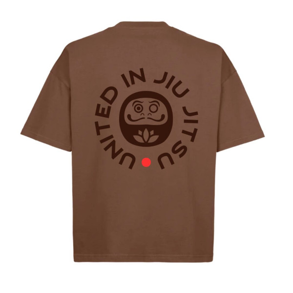 T-Shirt Daruma Green Store | Marron | United in BJJ