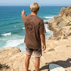 T-Shirt Daruma Green Store | Marron | United in BJJ