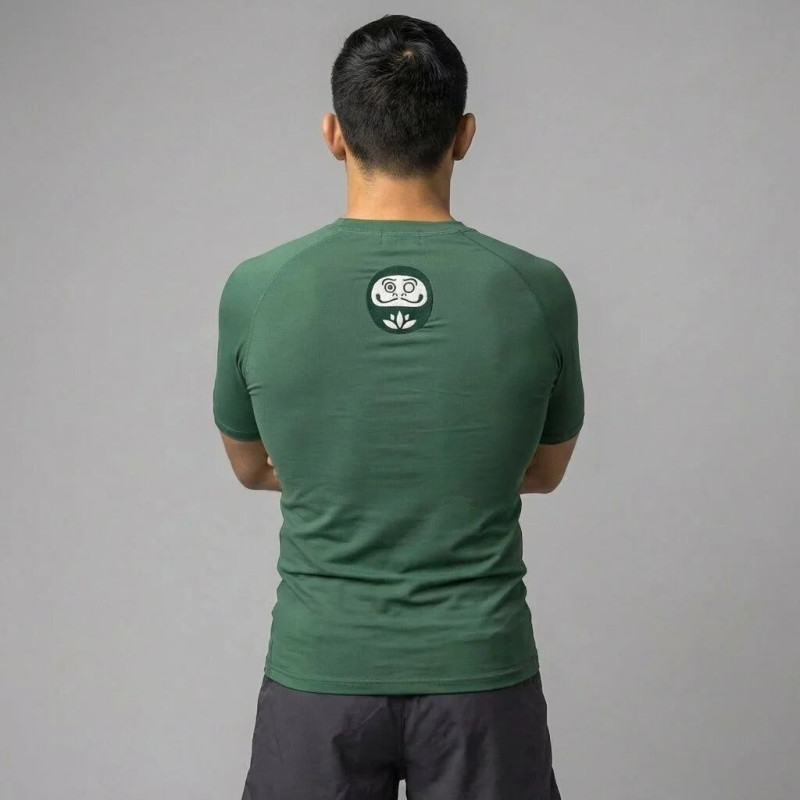 Rashguard Daruma Green Store | Vert | Eco Bambou Manches Courtes