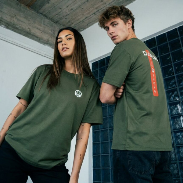 T-Shirt Daruma Green Store | Vert Kaki | Arte Suave