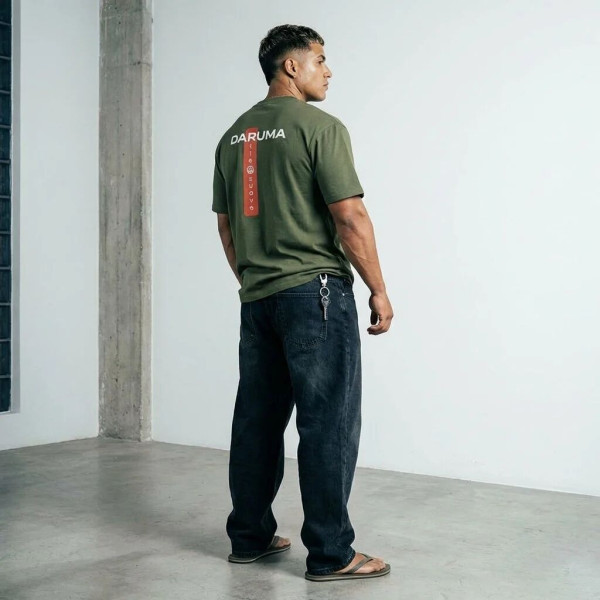 T-Shirt Daruma Green Store | Vert Kaki | Arte Suave