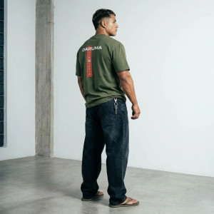 T-Shirt Daruma Green Store | Vert Kaki | Arte Suave