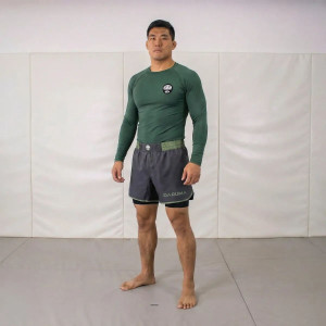 Rashguard Daruma Green Store | Vert | Eco Bambou Manches Longues