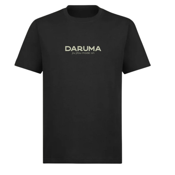 T-Shirt Daruma Green Store | Noir | Jiu Jitsu Mode: ON
