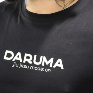 T-Shirt Daruma Green Store | Noir | Jiu Jitsu Mode: ON