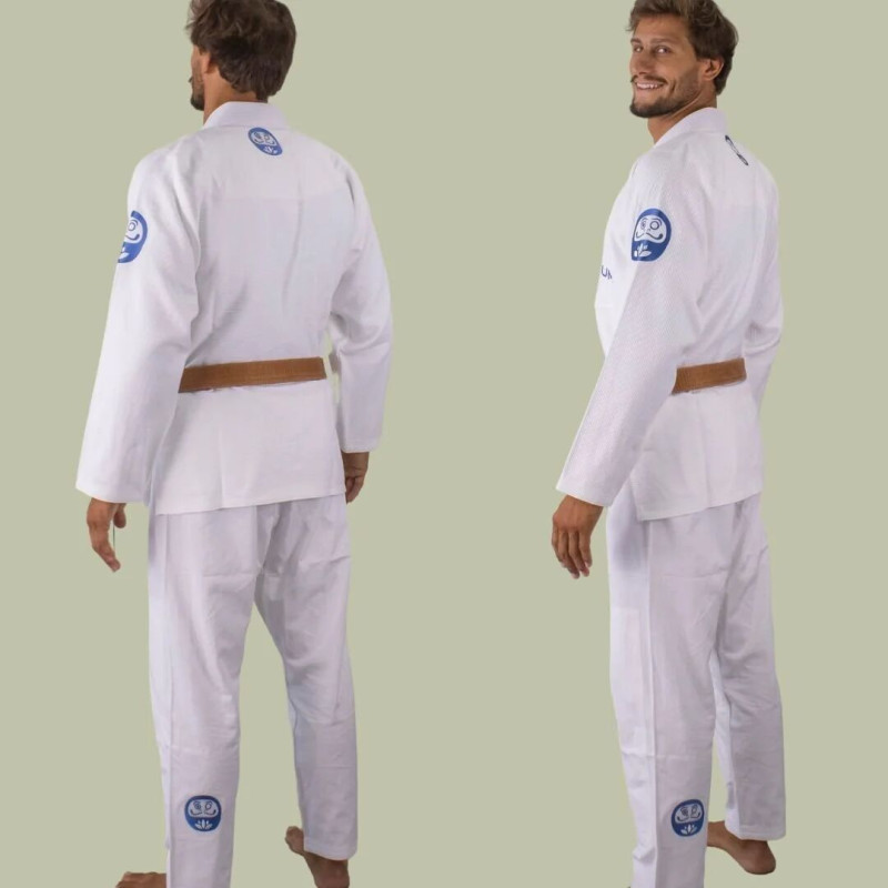 Kimono JJB Bambou Daruma Green Store | Classic | Blanc/Bleu