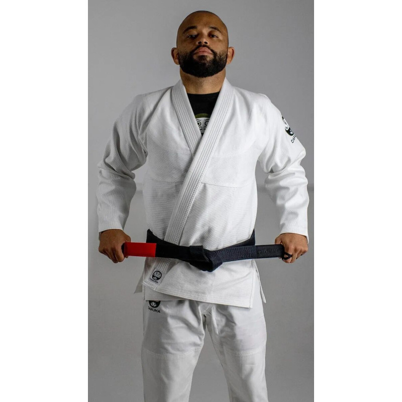 Kimono JJB Daruma Green Store | Lightweight Coton Bio | Blanc