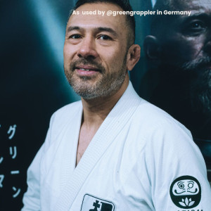 Kimono JJB Daruma Green Store | Lightweight Coton Bio | Blanc